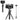 LXINDIA Selfie Sticks ULANZI MT34 Extendable Pole Tripod Selfie Stick with 2 in 1 Phone Clamp (Black)