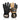 LX INDIA Football Glove Size 9 Vector X Tornado Adult Goalkeeper Gloves Black Gold