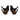 LXINDIA Show Piece Xtore Creative Brown and Black Glossy Ceramic Birds