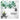 LX INDIA Wall Stickers Xtore Green Banana Leaves Wall Paper | Wall Stickers for Home Decor (Pack of 2, Green)