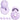 LX INDIA EAR PLUG 1 Pairs Ear Plugs for Sleeping Noise Cancelling, Earplugs for Swimming PURPLE
