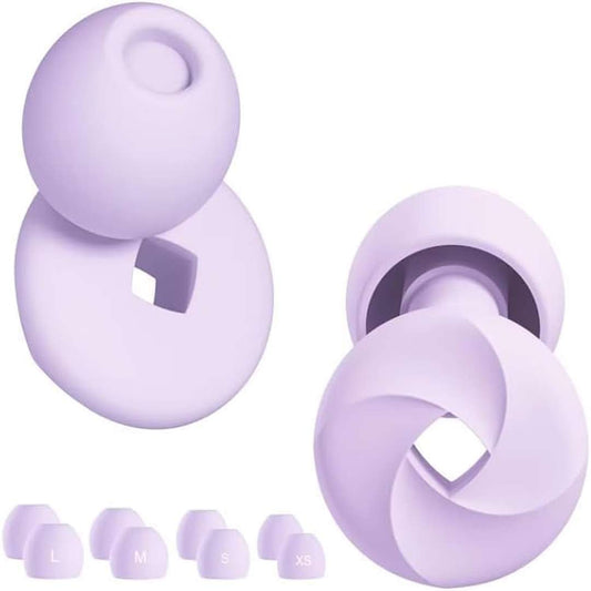 LX INDIA EAR PLUG 1 Pairs Ear Plugs for Sleeping Noise Cancelling, Earplugs for Swimming PURPLE