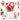 LX INDIA Stickers 2HEET Adorable Stick Figure Heart Stickers Roll for Valentines Day(Pack of1)