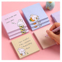 LX INDIA Sticky Notes 4 Pack 80Sheets Per Pack 3.15x3.15in Self-Stick Note (Happy Rabbit)