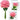 LXINDIA Flower bouquet 5 Head Big Peony Bouquet – Baby Pink Artificial Peonies for Valentine's Day