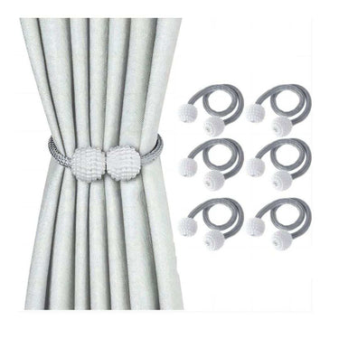 LX INDIA Curtain Tiebacks 6 Pcs Magnetic Curtain Tiebacks for Window