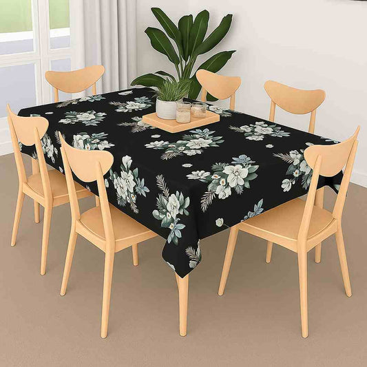 RRC Super Soft Brushed Microfiber Cotton Dining Rectangular Table Covers Navy