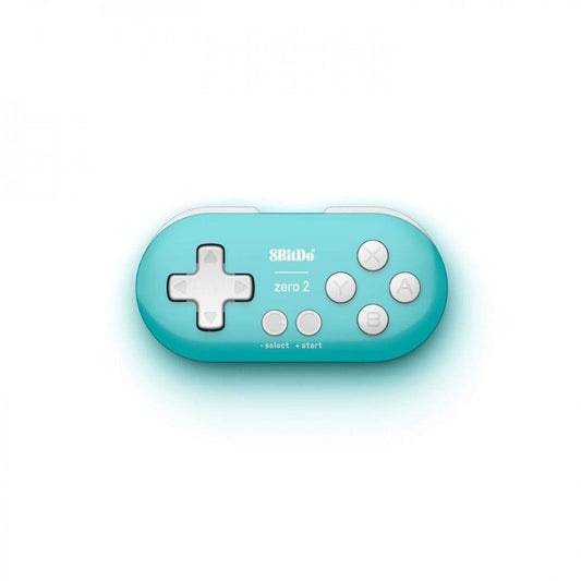 LX INDIA Gaming Pad Turquoise Edition 8Bitdo Zero 2 Bluetooth Key Chain Sized Mini Controller for Nintendo Switch