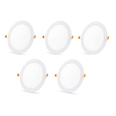 A Mart 15 Watt LED Round False Ceiling Panel Light for POP (White)  Pack of 5