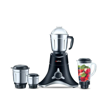 ACTIVA ABS Super Chef 900 Watts Mixer Grinder With 4 Jars (Black)