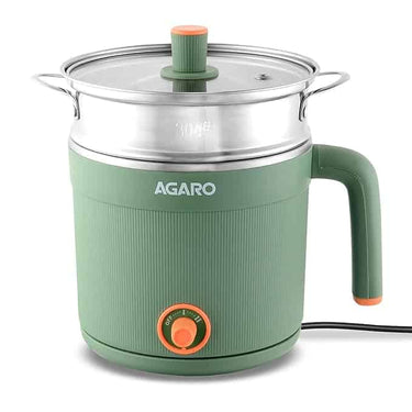 AGARO Regency Multi Cook Kettle With Steamer 1.2L Inner Pot