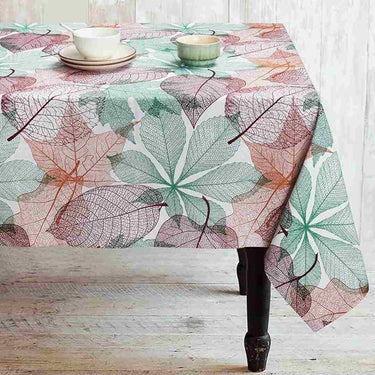 AIRWILL Cotton Dining Table Cloth 4 Seater (140x140 cm)