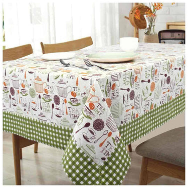 AIRWILL Cotton Dining Table Cloth 6 Seater