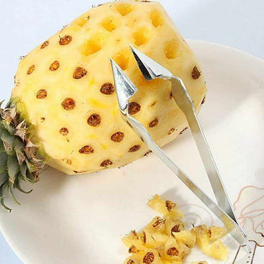 AMGZLE Stainless Steel Convenient Seed Remover Pineapple Eye Peeler (1 Piece)