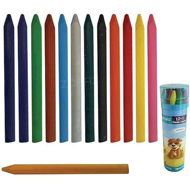 APSARA PLASTIC CRAYON 12 SHADES