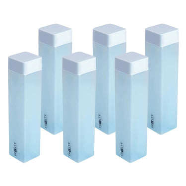 AQUAWARE Frosty Fridge Square Water Bottle Blue Set of 6