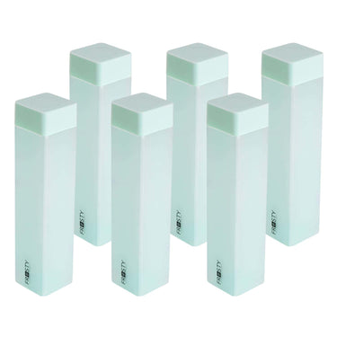 AQUAWARE Frosty Fridge Square Water Bottle Green Set of 6