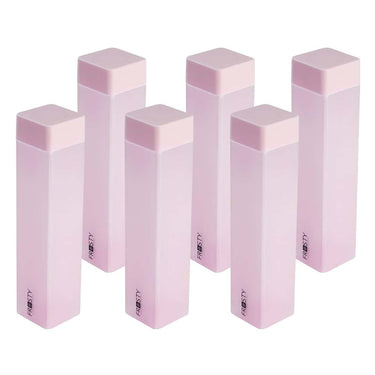 AQUAWARE FrostyFridge Square Water Bottle Set of 6 Pink