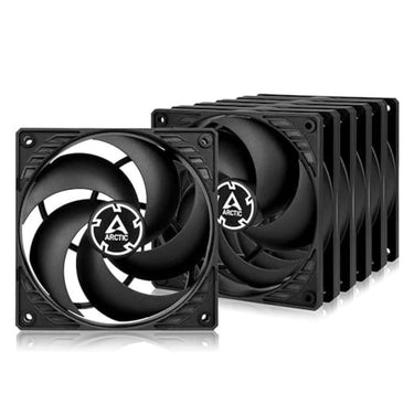 ARCTIC P12 PWM PST Value Pack 120 mm Case Fan Five Pack (PST) Black