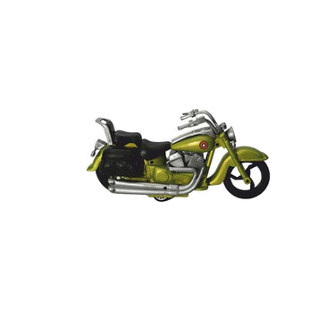 Angel Kids Motorcycle Toy Pull Back Action Green