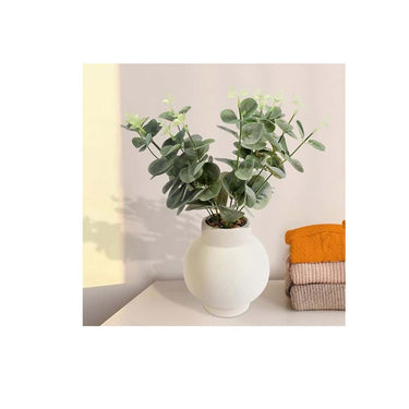 Anko Artificial Eucalyptus Plant with White Vase