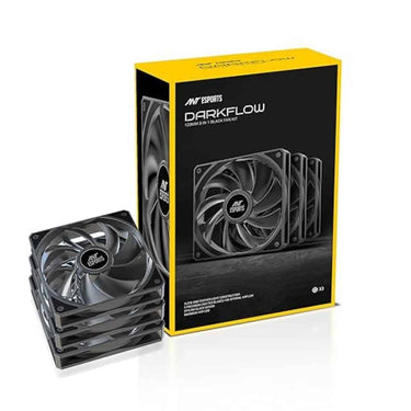 Ant Esports Darkflow 120mm 3 IN 1 Case Fan Kit (Black)