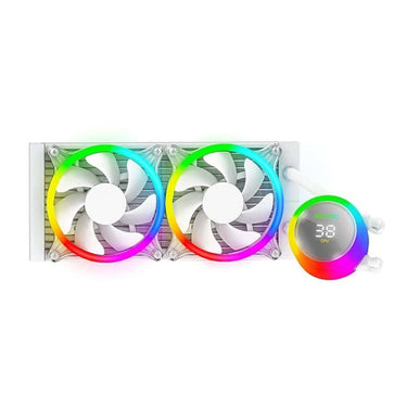 Ant Esports ICE Chroma 240 ARGB 240mm ARGB Liquid Cooler/AIO (White)