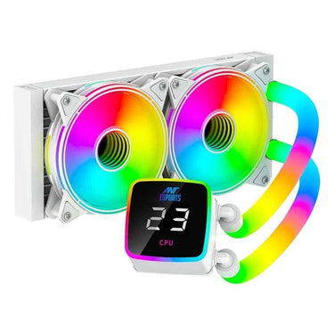 Ant Esports ICE Glow 240 ARGB 240mm ARGB Liquid Cooler AIO White