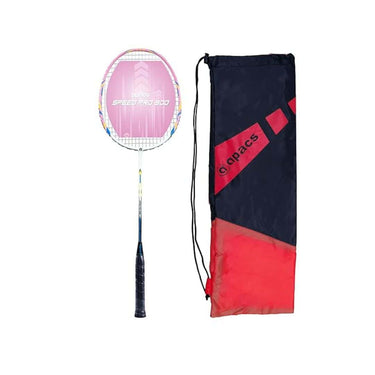 Apacs Speed Pro 900 Strung Head Heavy Badminton Racket(White Pink)