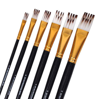 Art Asia Combing Effect Synthetic Hair Brushes Set