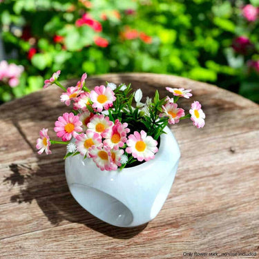 Art Street Artificial Flower Bunch Daisy Fake Flower Pink