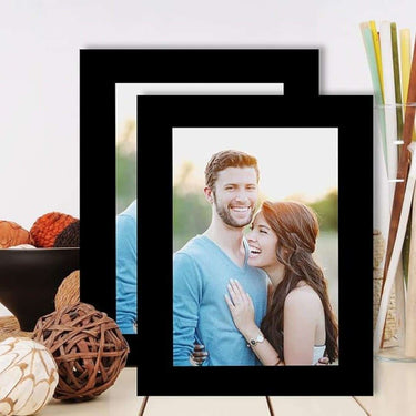 Art Street Wall and Table Top Photo Frames (Set of 2) Black