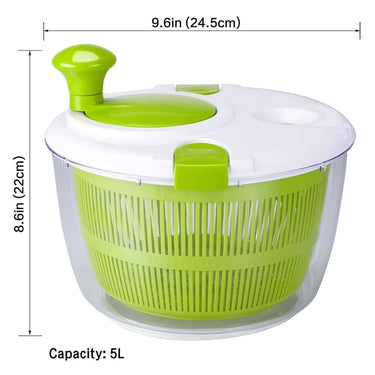 AxrParv Salad Spinner 5L Fruits Vegetable Washer