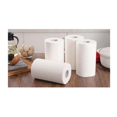 B S NATURAL Extra Soft and Extra Thick Kitchen Tissue Paper Roll 4 Ply