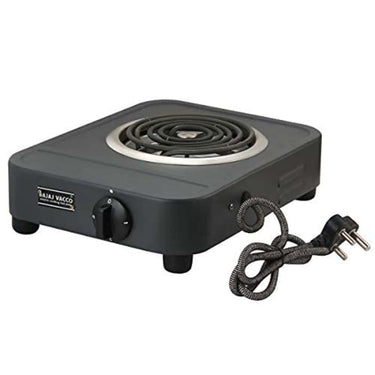 BAJAJ VACCO Electric Coil Hot Plate 2000 Watt PC with Regulator (black)