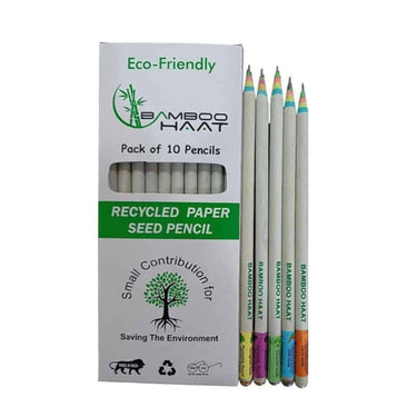 BAMBOO HAAT Recycled Paper Pencils For Kids