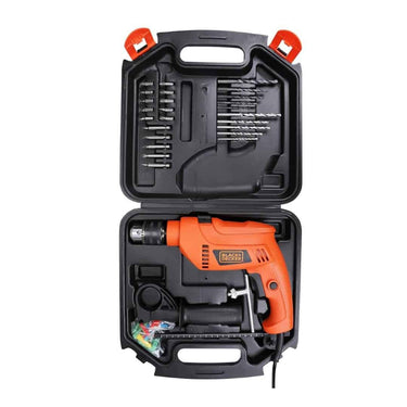 BLACK DECKER 550W 13mm Variable Drill Kit with 50 Accessories Kitbox