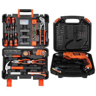 BLACK DECKER HD555KA50 550W Impact Drill Kit (50 Pieces) with Hand Tool Kit