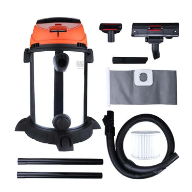 BLACK+DECKER WDBDS30 High Suction Wet &amp; Dry Stainless Steel Vacuum Cleaner &amp; Blower