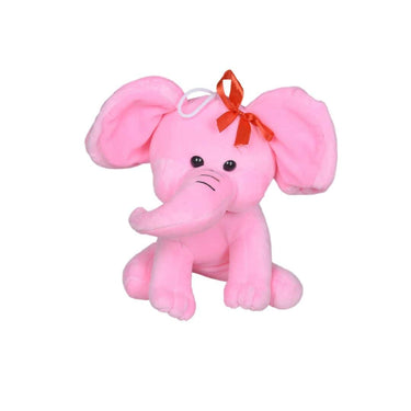 Babique Lady Elephant Sitting Plush Soft Toy