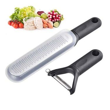 Bagonia Lemon Zester &amp; Cheese Grater with Protective Cover And Peeler for kitchen