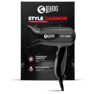 Beardo Style Cannon Hair Dryer | Powerful 1000W airflow