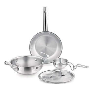 Bergner Tripro TriPly Stainless Steel 4 Pcs Cookware Set