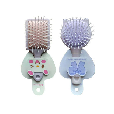 BlackBoss Cute Design Baby Hair Brush(Pack Of 2)Purple