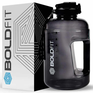 Boldfit 2 Litre Water Bottle Black