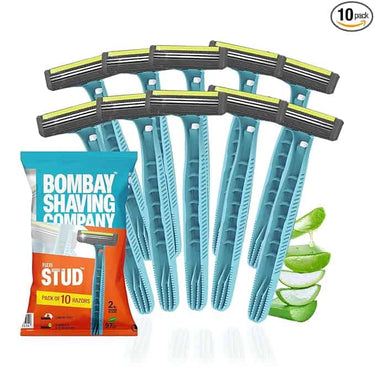 Bombay Shaving Company Flexi Smooth Stud Razor 5 Pcs Pack of 2