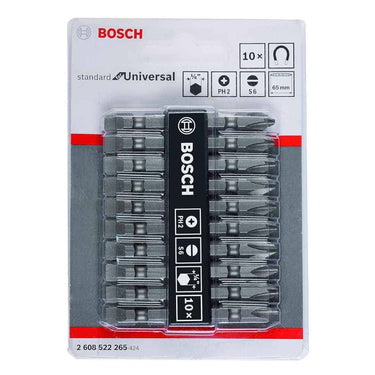 Bosch Professional Double Ended Screwdriver Bits (Pack Of 10)