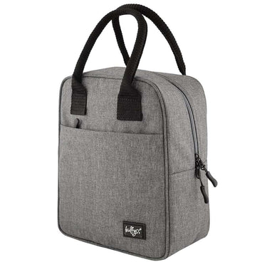 Bulfyss Insulated Nylon Lunch Bag  (Grey 7 Litre)