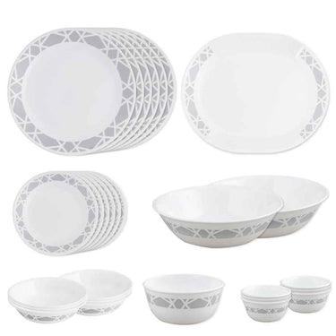 CORELLE Modena Glass 30Pcs Dinner Set (Printed)