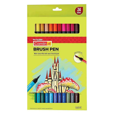 Camlin Brush Pens 24 Shades Set of 2